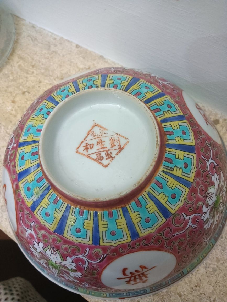 Tigelas chinesa, porcelana chinesa antiga. Antiguidade chinês