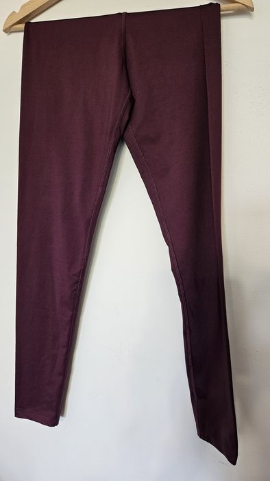 Legginsy fioletowe śliwkowe M