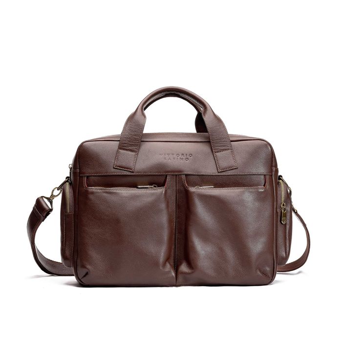 Кожаный мужской портфель / Шкіряний чоловічий портфель VS083