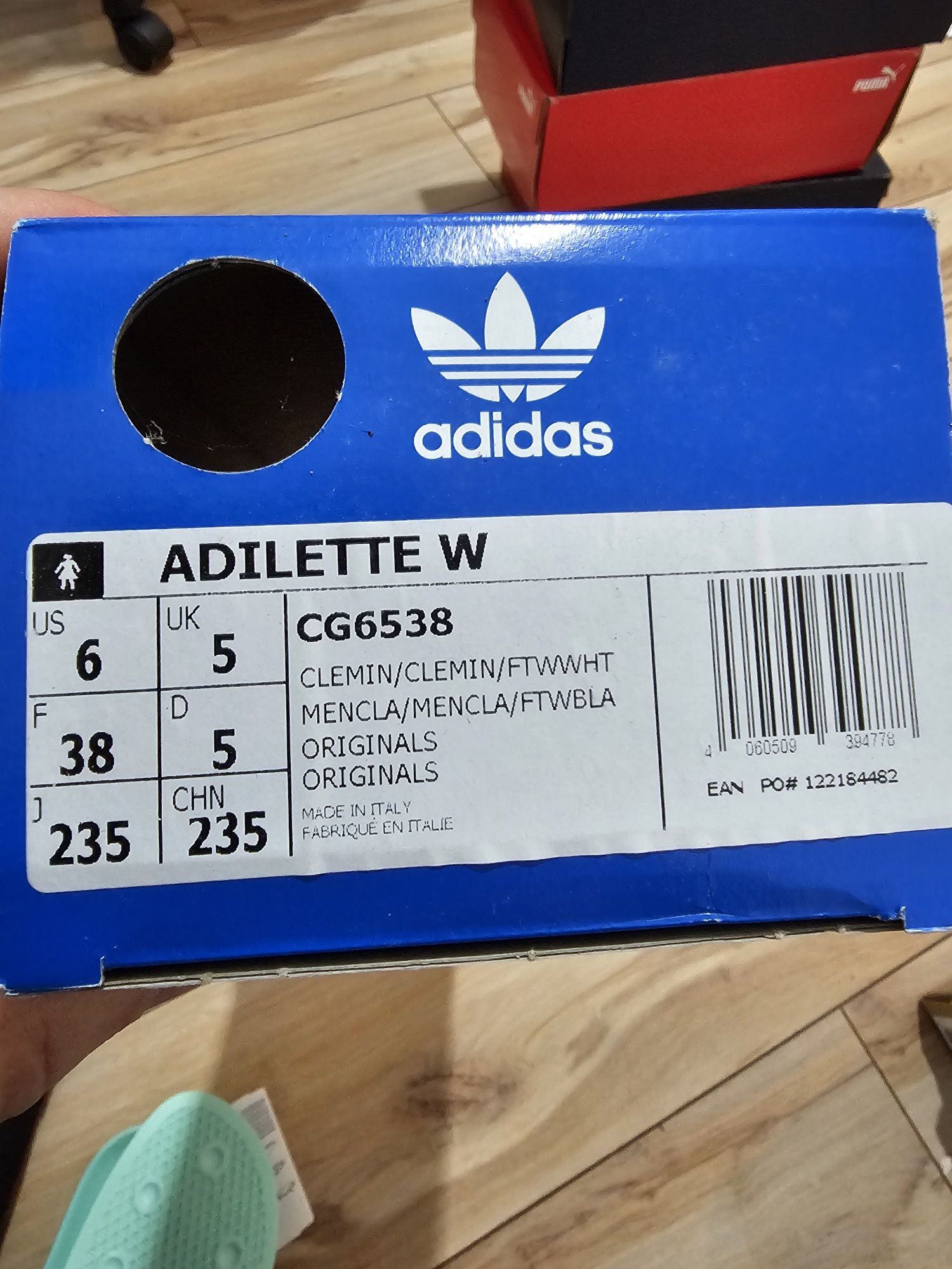 Klapki buty adidas adilette w eu38