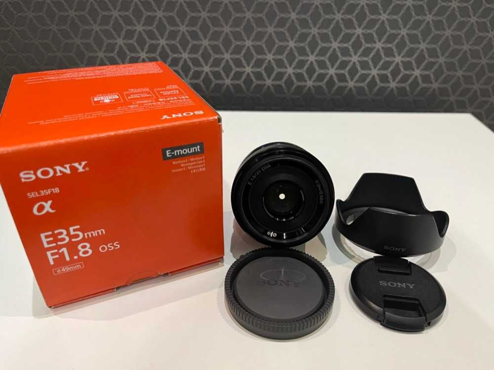 Obiektyw Sony SEL35F18 OSS Sony 35mm F1,8 E-mount, stabilizacja