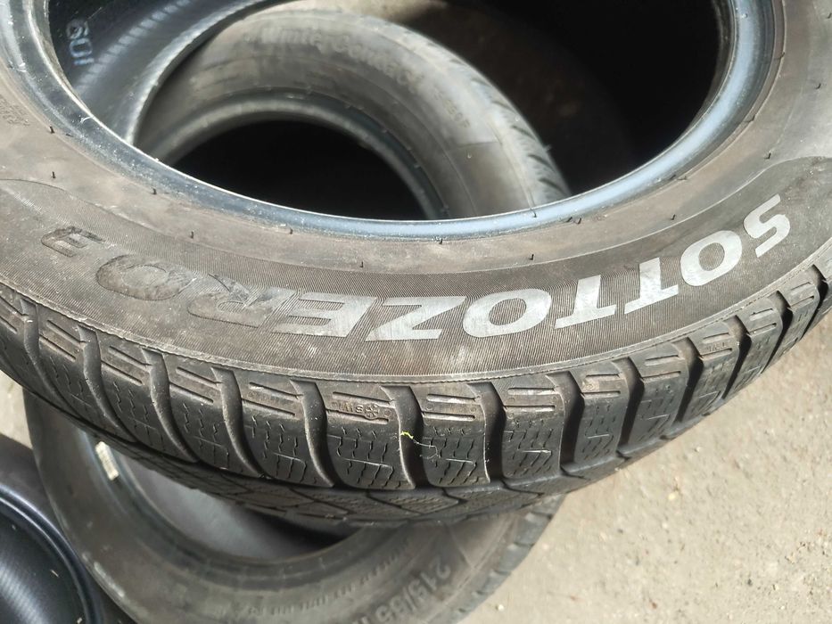 Opony zimowe uzywane 215 55 R17 Pirelli 2020 rok 4 sztuki z60