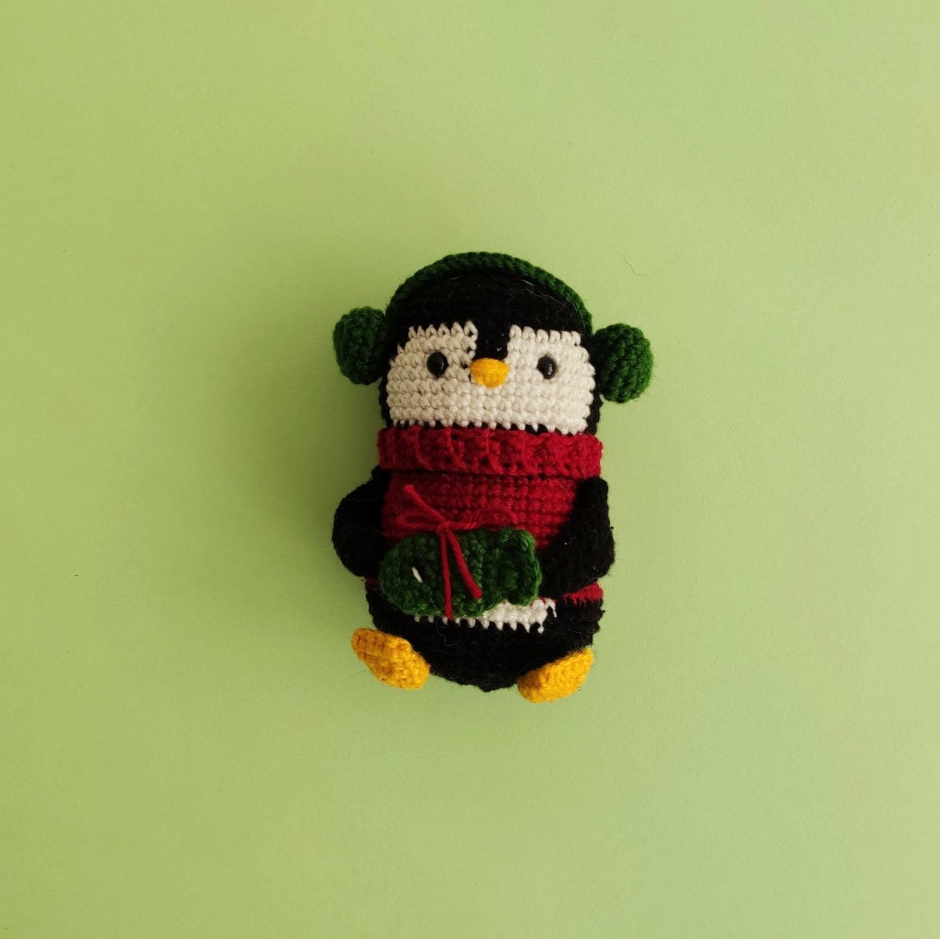 Pinguim em Amigurumi