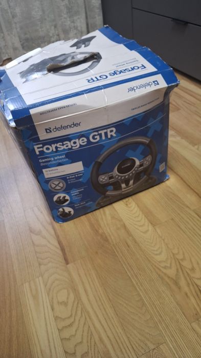 Ігрове кермо defender forsage gtr