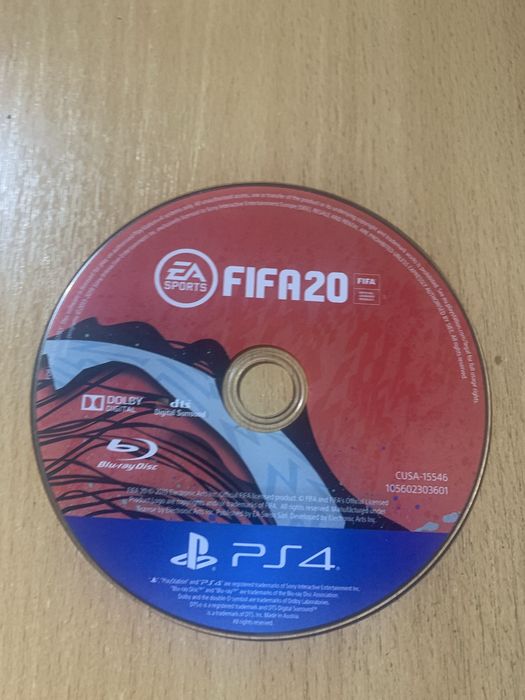 Продам диск Fifa 20 ps4