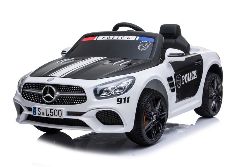 Pojazd na Akumulator Mercedes SL500 Policja # Pilot # Skóra !