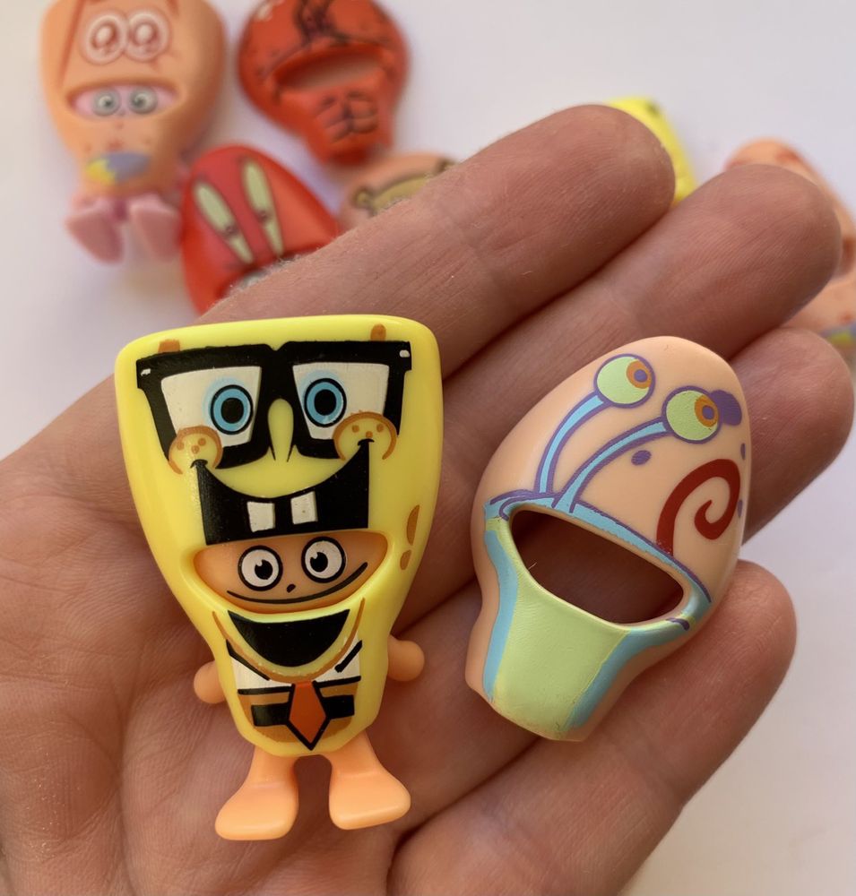Серия игрушек киндер сюрприз Губка журнал Боб Sponge Bob (2019)