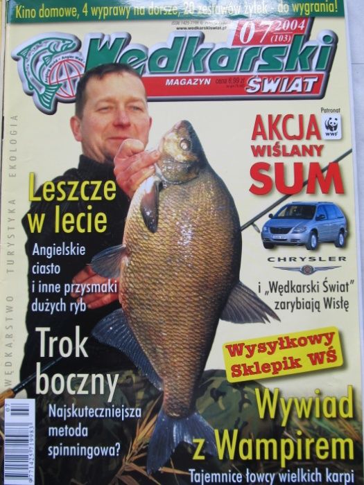 "Wędkarski Świat" - magazyn polskich wędkarzy 3 szt.