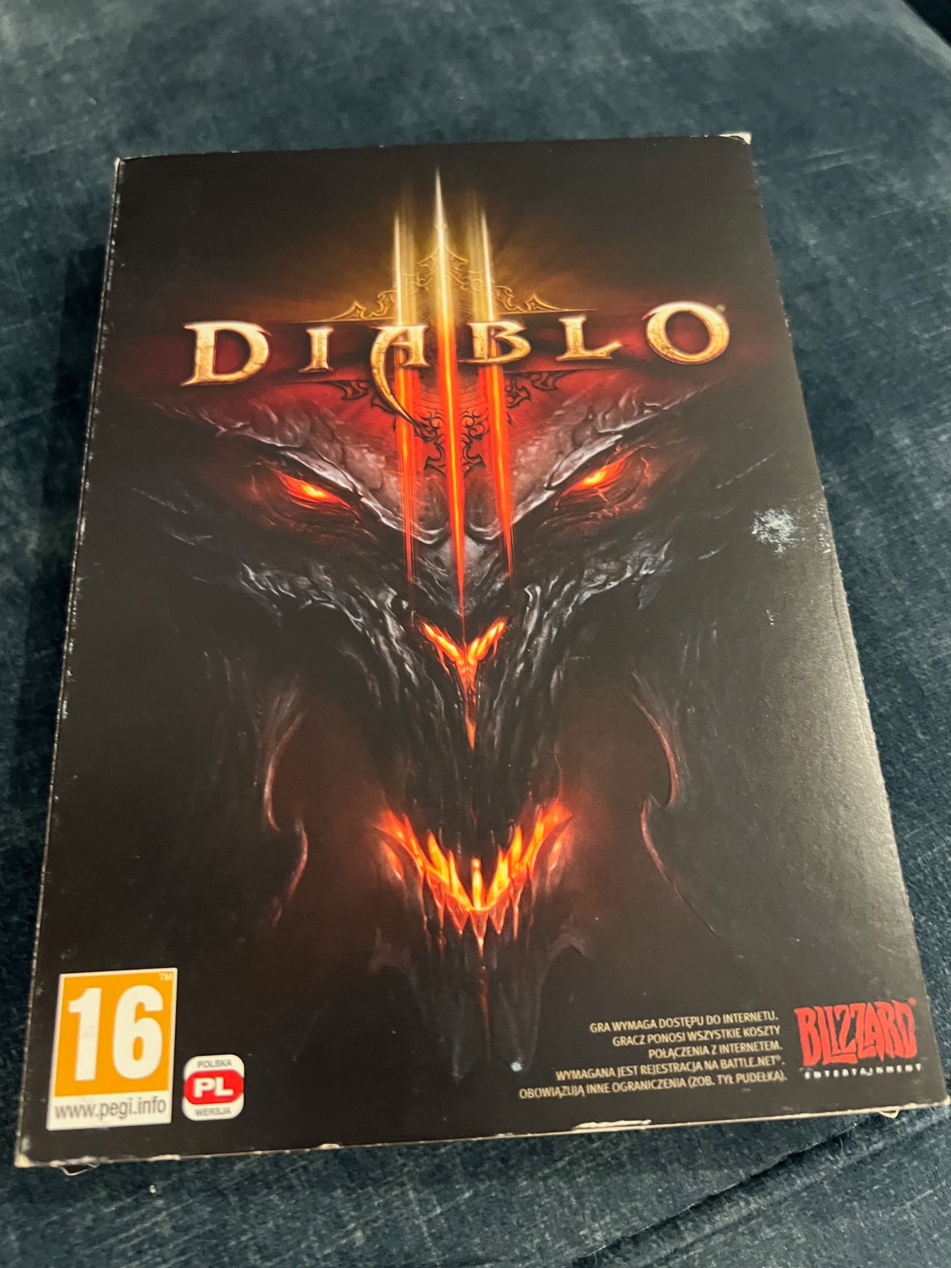 Pudełko i płyta Diablo III - bez gry