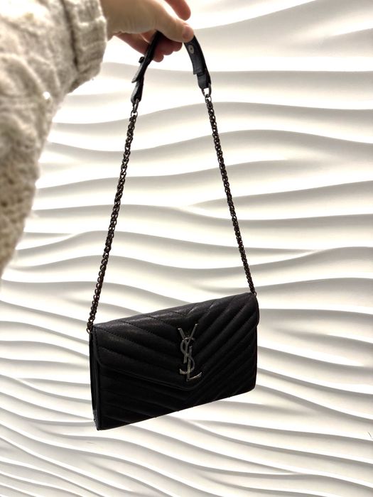 Чорна сумка сумочка під відомий бренд натуральна шкіра