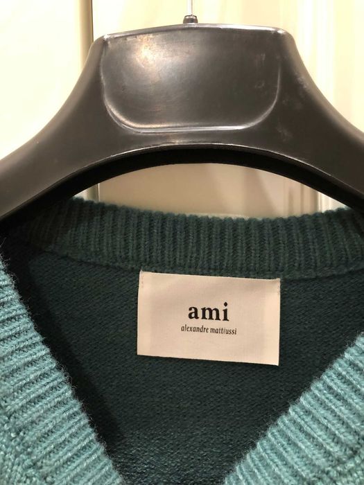 camisola ami paris verde size M - nova