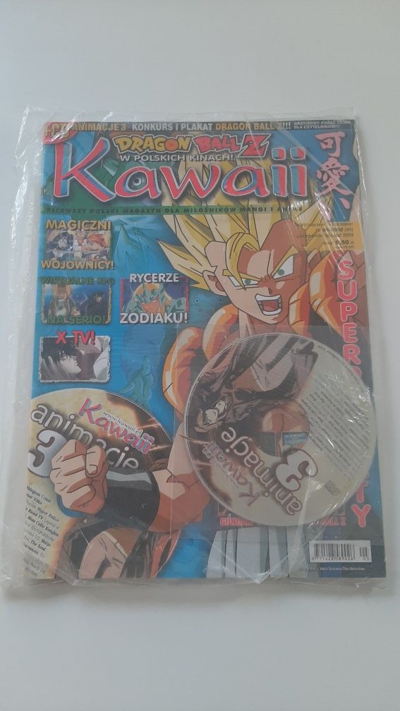 Gazetka Kawaii 06/2002 +płyta +plakat Dragon Ball Z