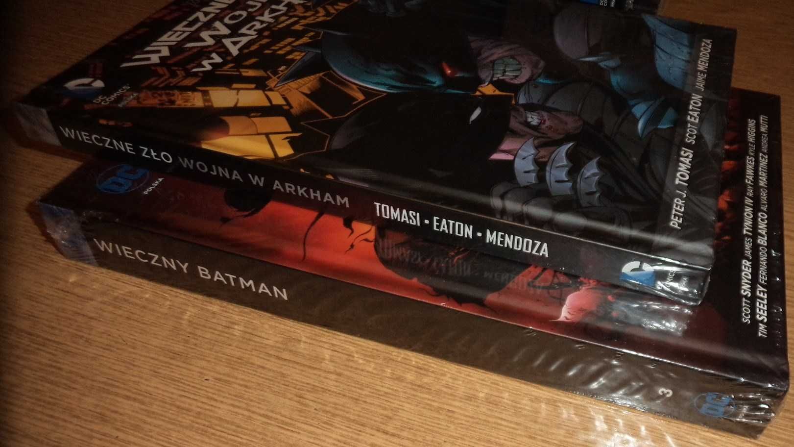 2x komiks Batman: Wieczny Batman 3 + Wieczne zło  Wojna w Arkham FOLIA