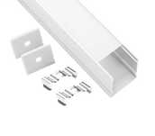Kompletne 3 metrowe Profile Aluminiowe LED z kloszem 15x15mm i 30x20mm