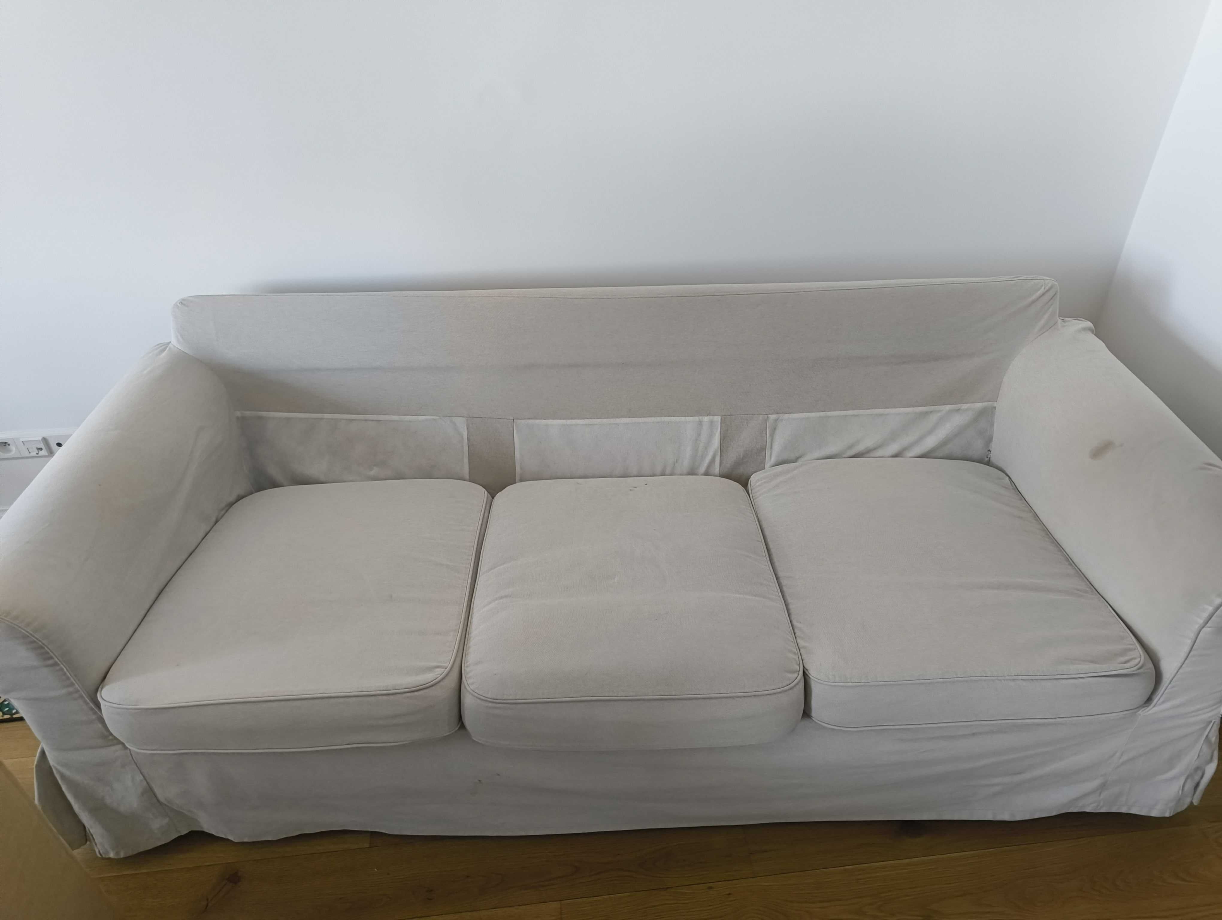 Sofa IKEA EKTORP 3-osobowa - świetna baza do odświeżenia!