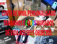 Pinos, autocolantes e corte em vinil autocolante personalizado