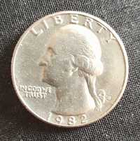 25   центів    1982рік