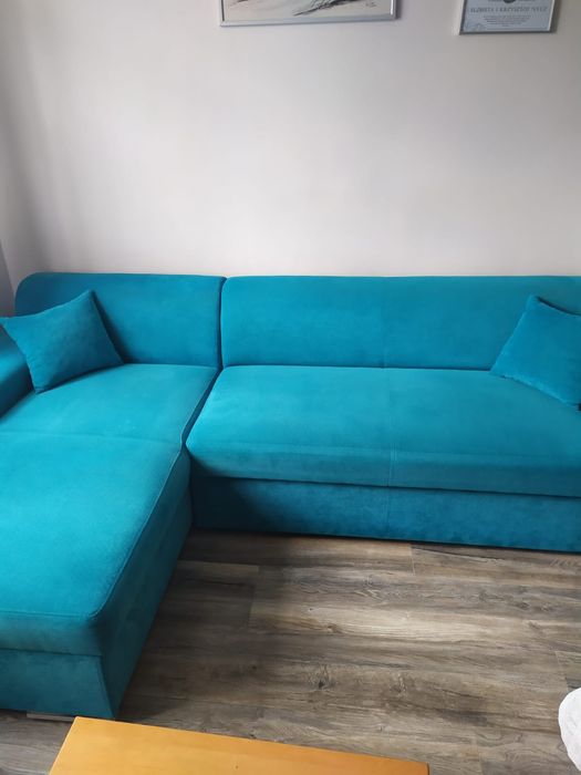 Narożnik turkus okazja