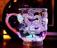 Декоративна 3D Світлодіодна чашка Дракон Сувенір Оригінальний подаруно
