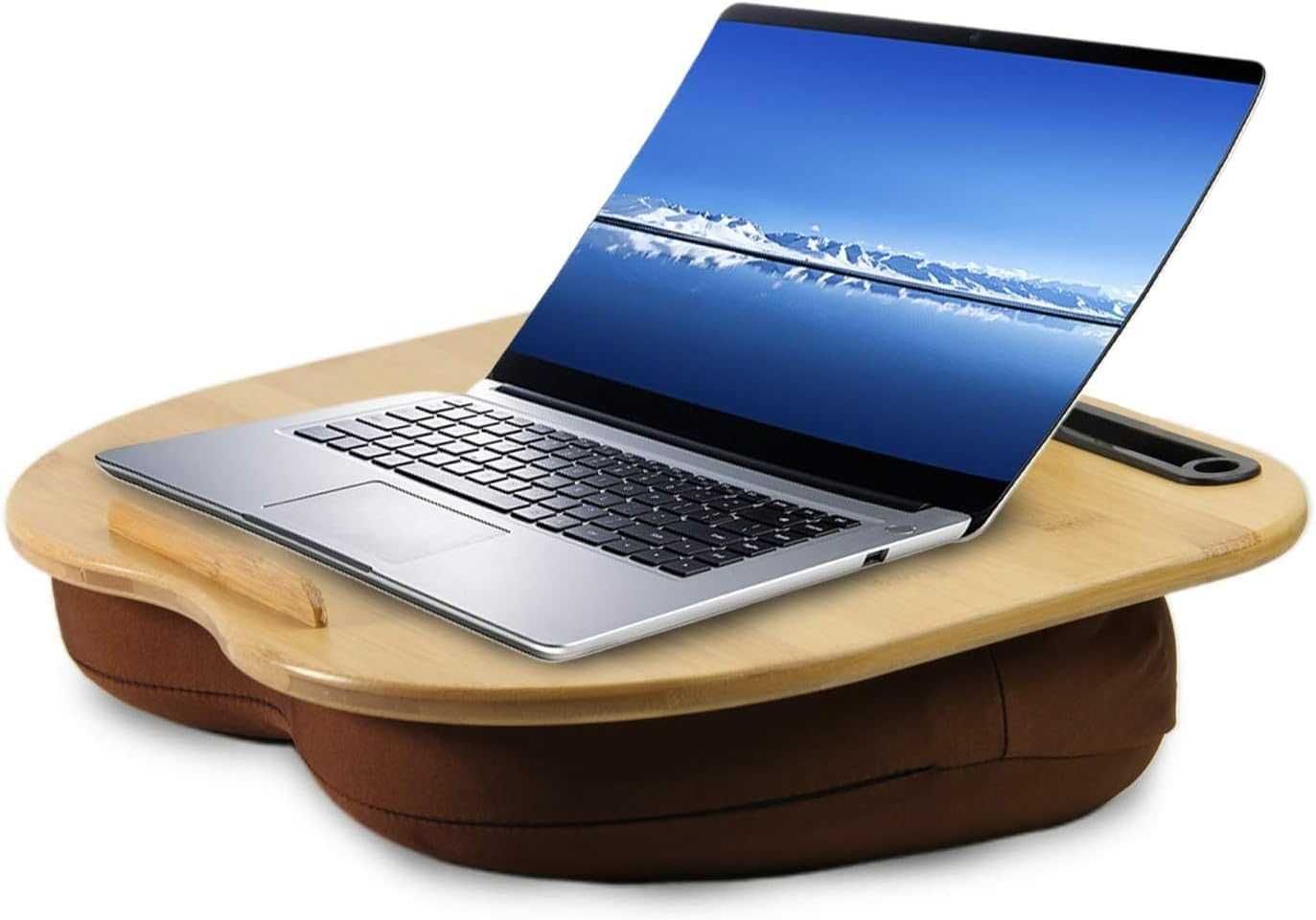 VLOXO podstawka pod laptopa tablet z poduszką bambus