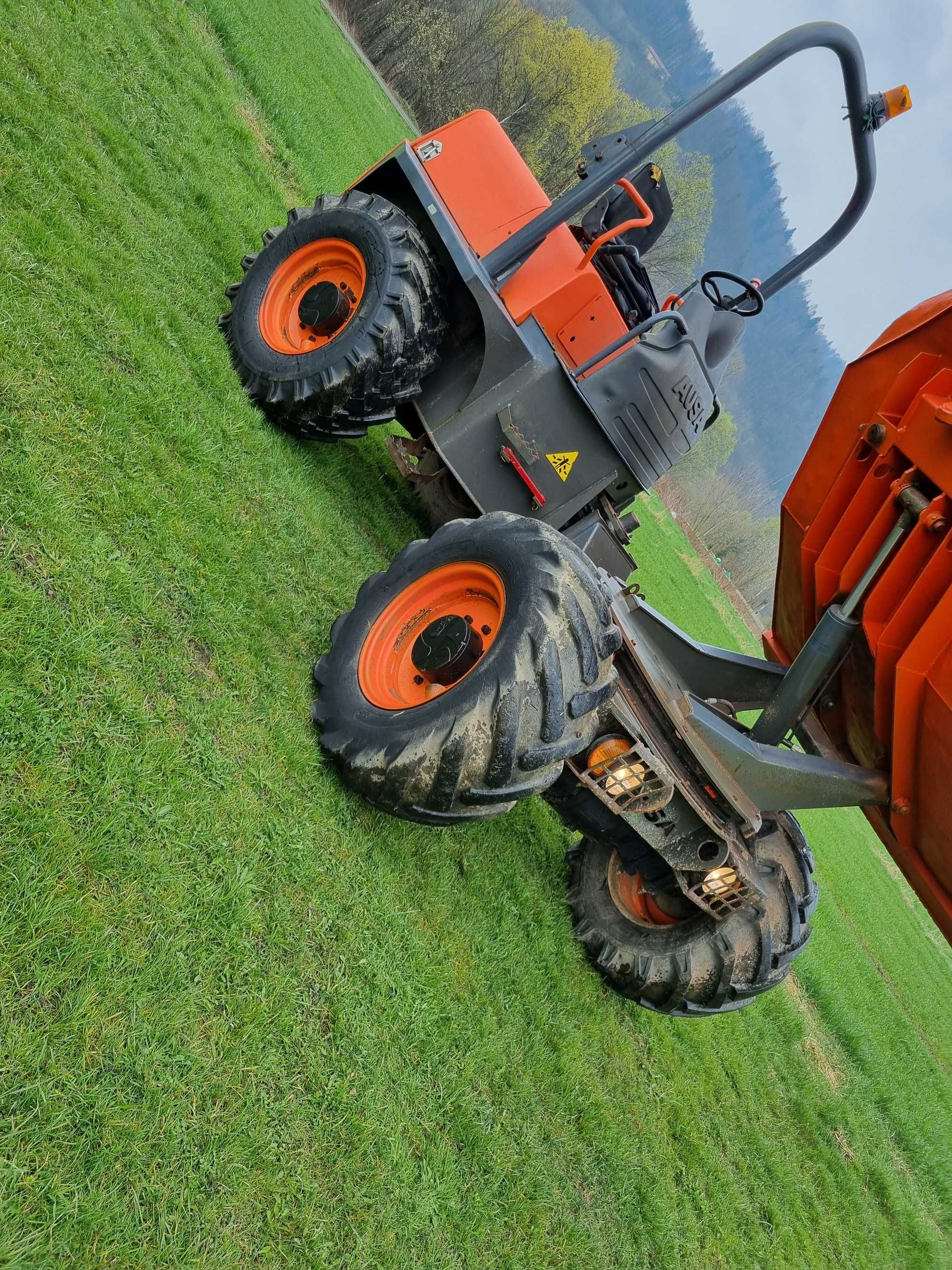 Wozidło 6t AUSA D600-KUBOTA- z Norwegii 4x4+KIPER+OBRÓT 2652 MT 2014r