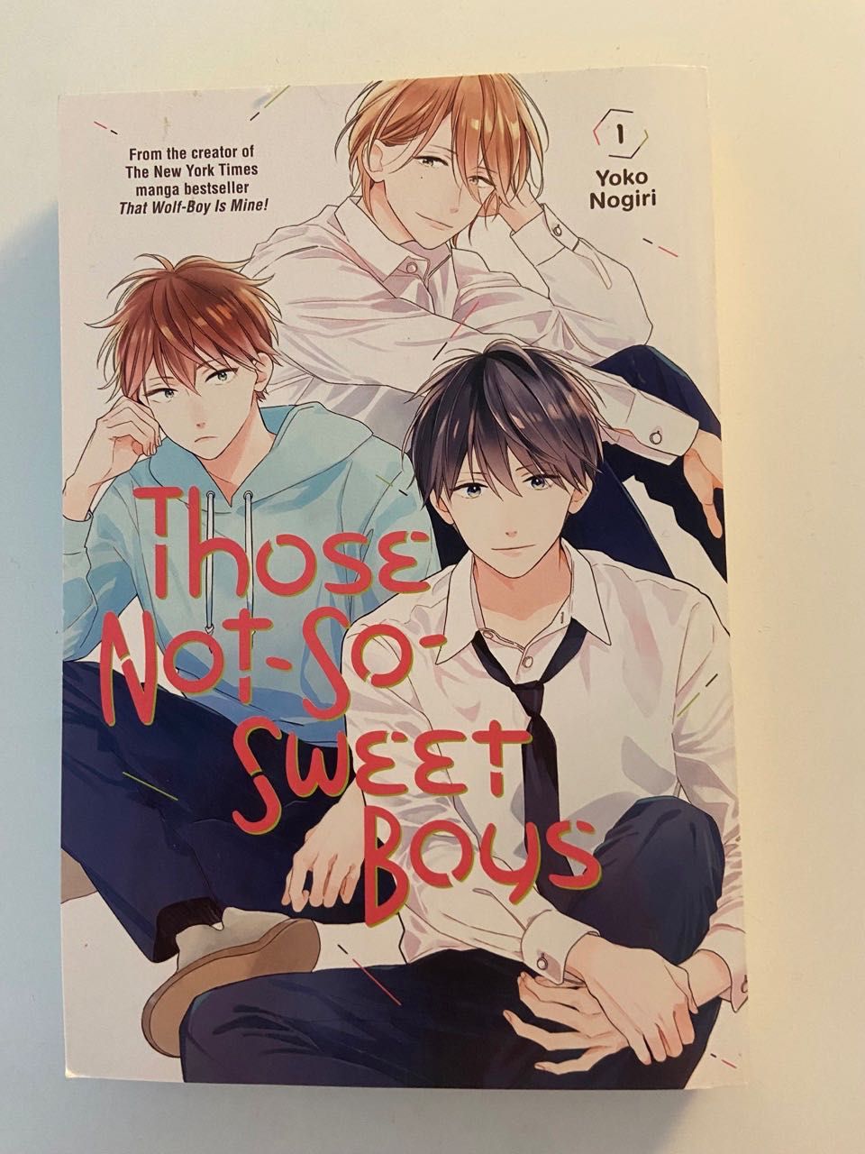 manga those not-so-sweet boys volume 1