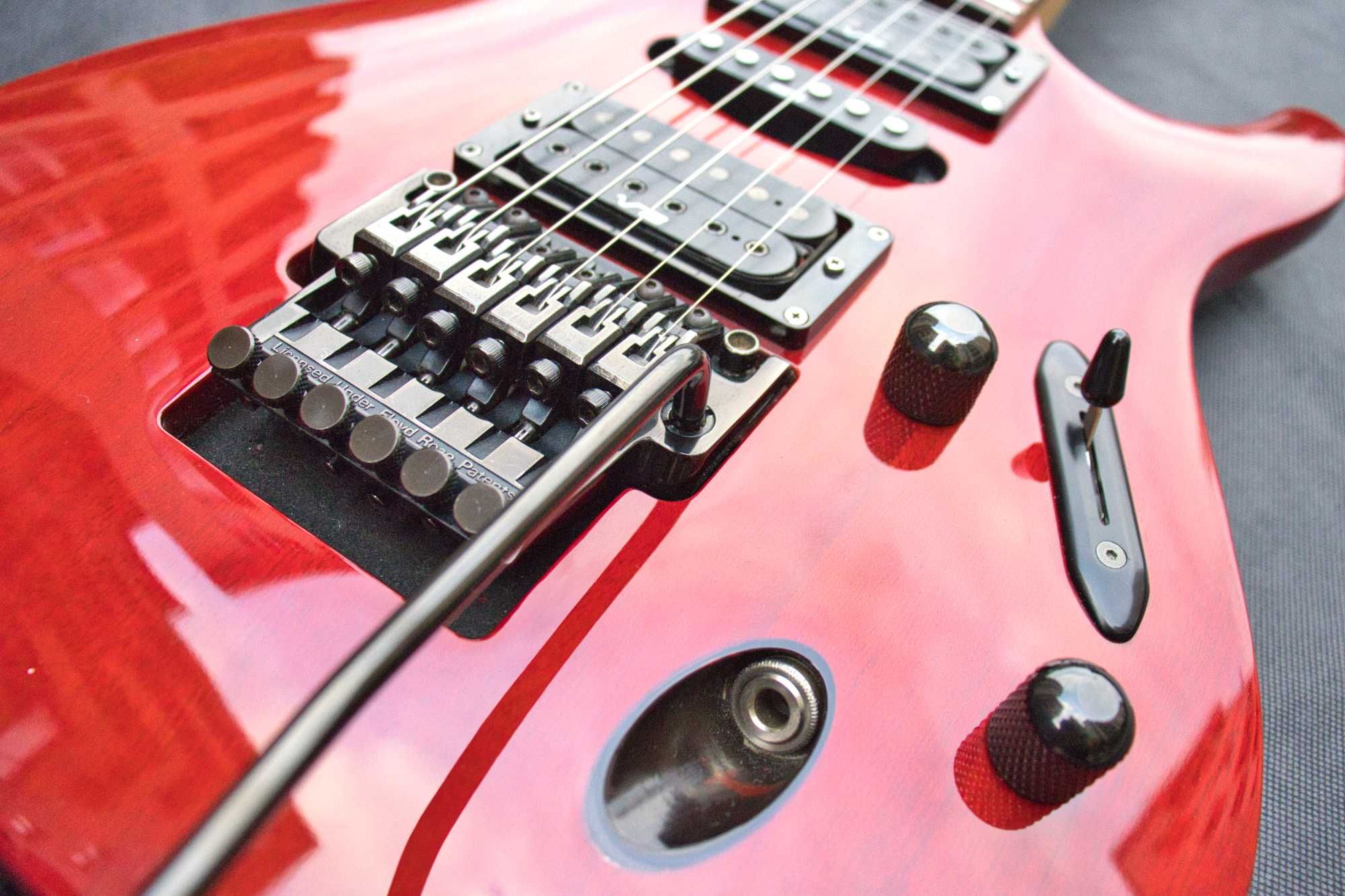 Ibanez S470 Made in Japan 1996 Transparent Red
