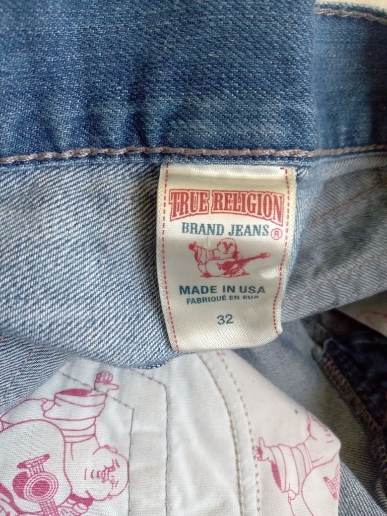 True Religion Straight spodnie dżinsowe rozmiar 32