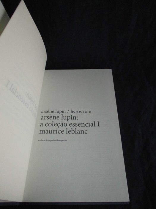 Livros Colecção Essencial Lupin Vol. I e II Maurice Leblanc