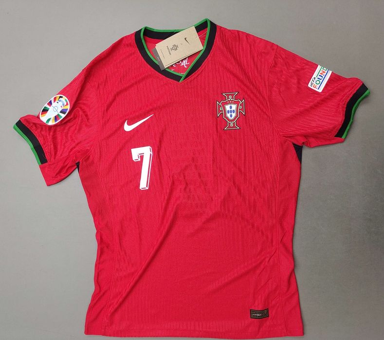 Camisola de Portuga 2024l c. Ronaldo assinada