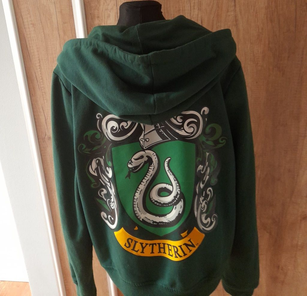 Bluza sportowa z kapturem Harry Potter Slytherin rozmiar S 158