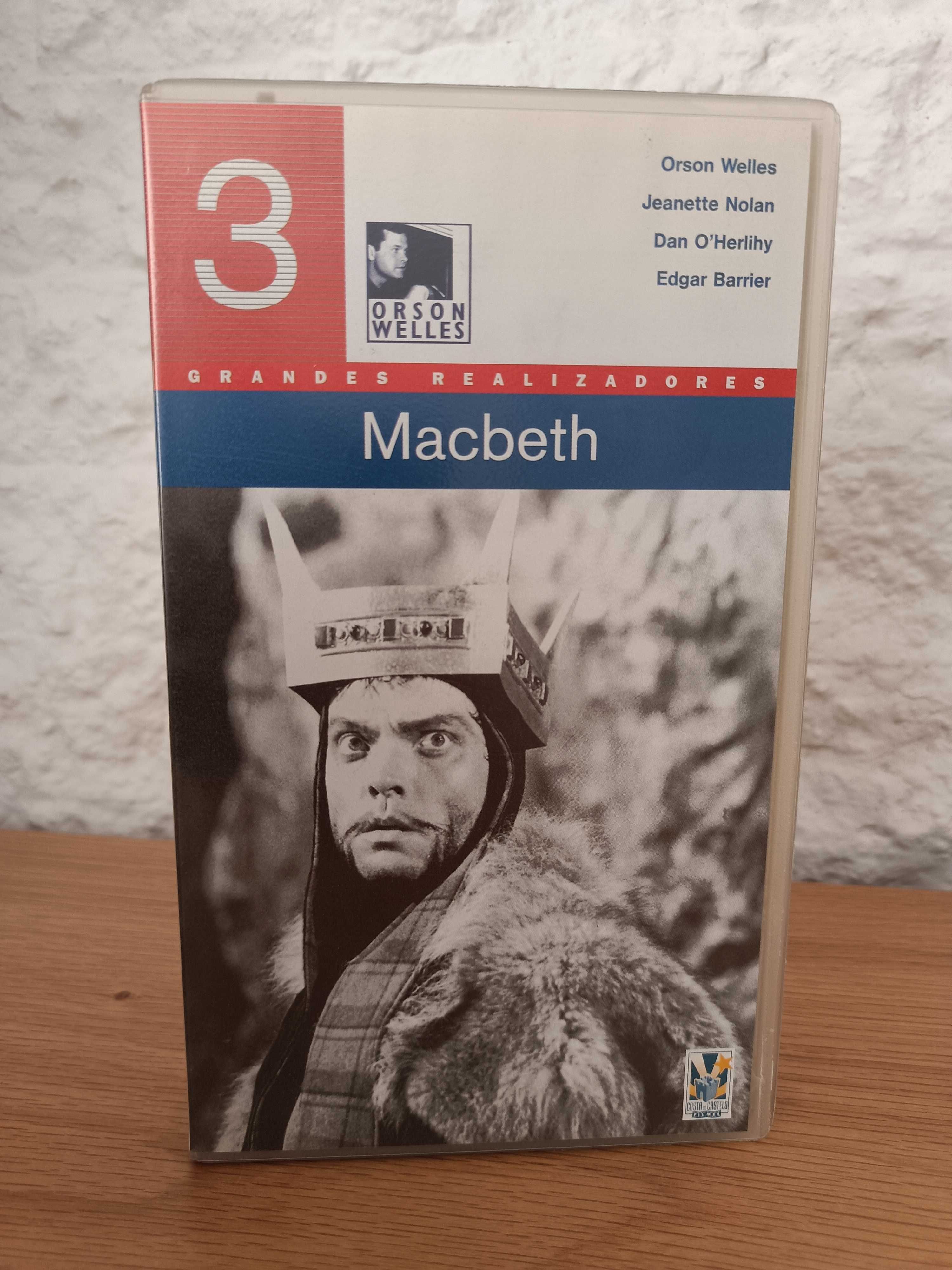 Filme VHS Macbeth William Shakespeare