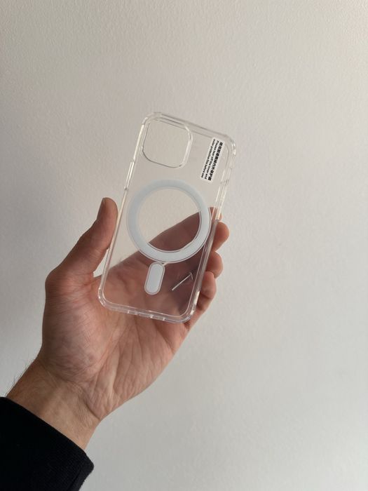 Etui przeźroczyste MagSafe + SZKŁO hartowane do iPhone 13 MINI