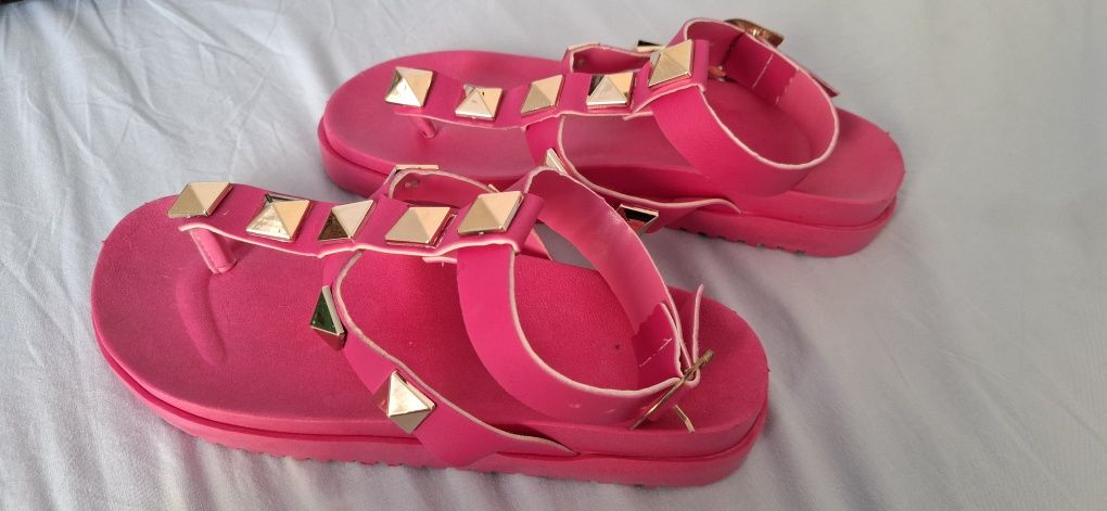 Sandalia gladiadora pink
