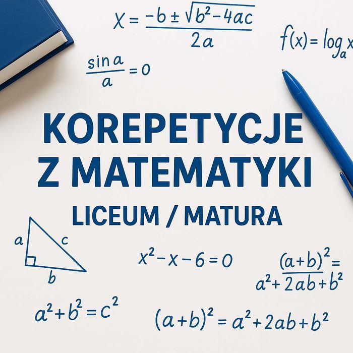 Korepetycje z matematyki – liceum i matura [poziom podstawowy]