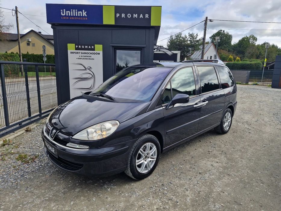 Peugeot 807 2.0 HDI 136KM 7miejsc klimatronik el.drzwi hak 2kpl kół lato/zima