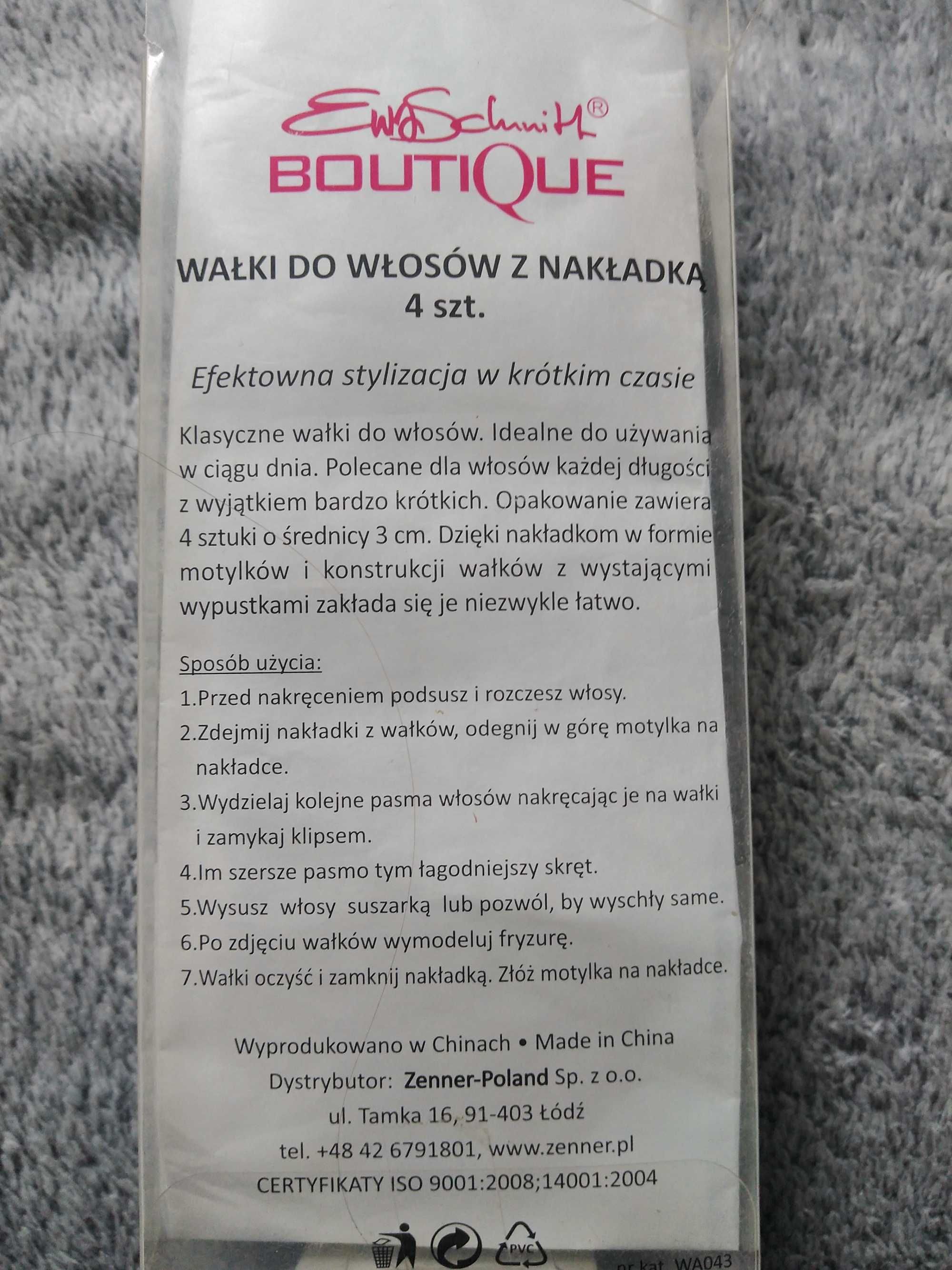 Walki do włosów z nakladką motylkiem klipsem