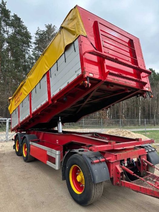 Solidna Przyczepa Wywrotka x3 strony • Oś Podnoszona • Bez Wkładu!