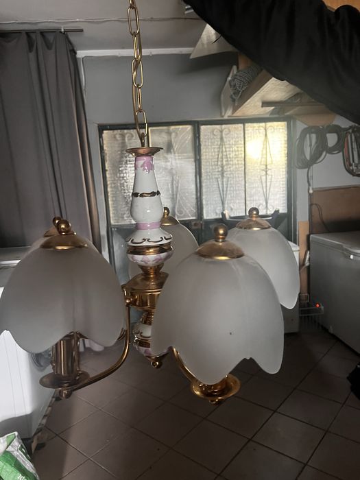 Candeeiro de teto + abajures