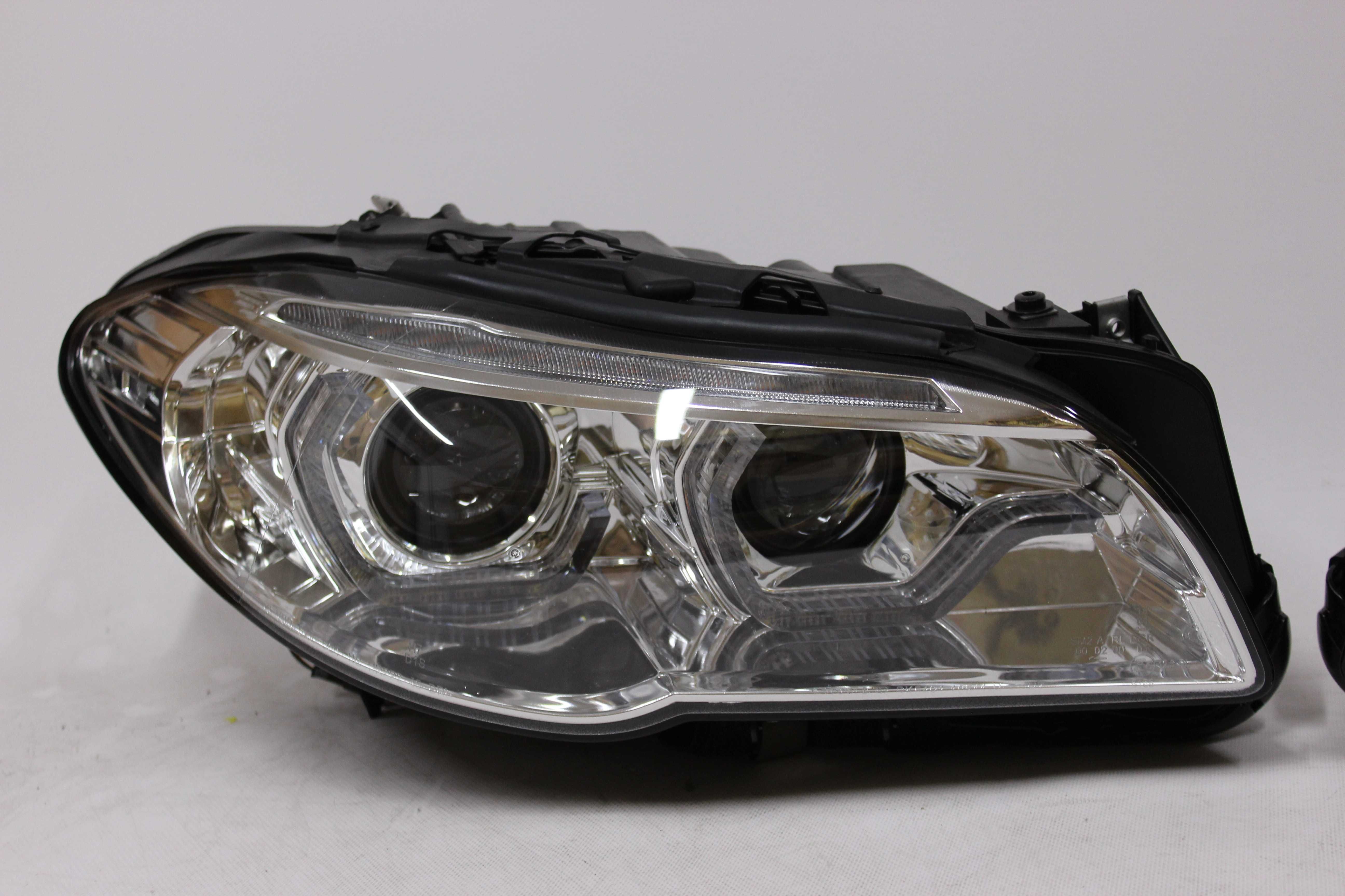 Lampy przednie przód BMW F10 F11 LCI 13-16 LED U-BAR NEON Dynamiczne !