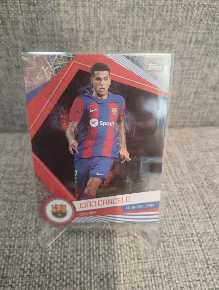 2023-24 topps fan set fc Barcelona base parallel Joao cancelo