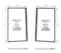 John DEERE 7200,7410,7510,7610,7710,7800 boczna S 255 S 256