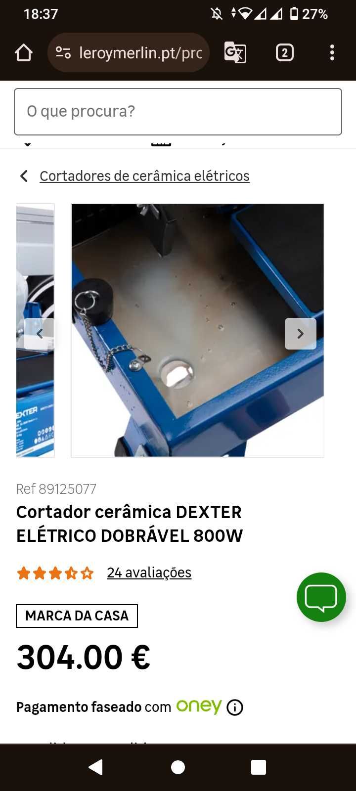 Vendo cortador cerâmico dexter