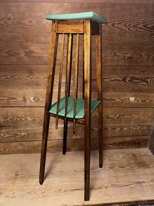 WYPRZEDAŻ Drewniany stojak na kwiaty, kwietnik po renowacji, retro