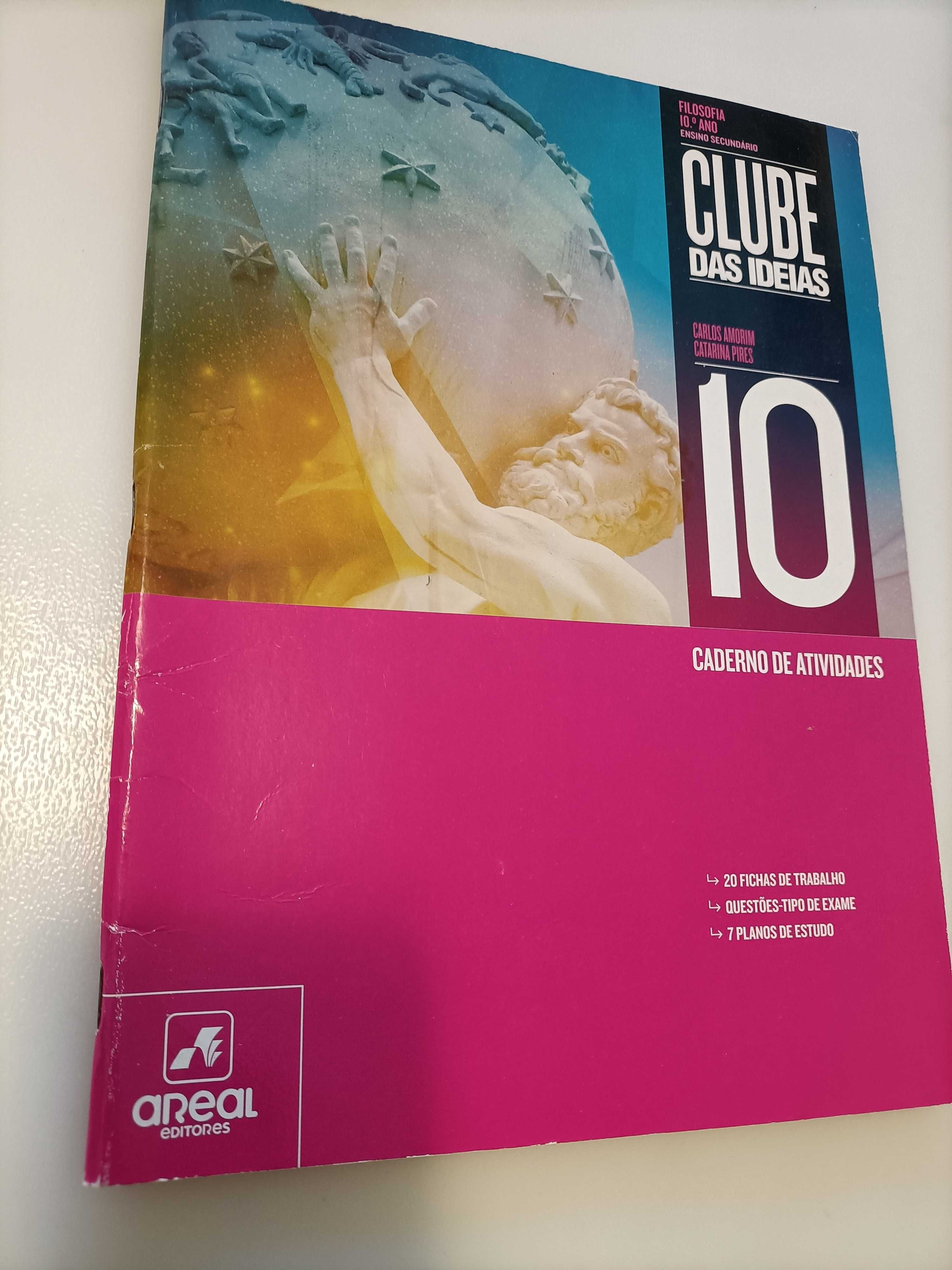 Cadernos de atividades Linhas de história e Clube de Ideias