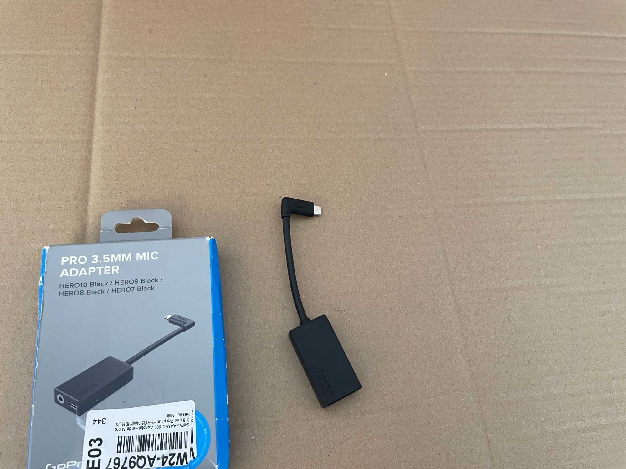 GoPro pro 3.5mm mic adapter minijack do HERO 8/9/10/11/12/13 Gwarancja