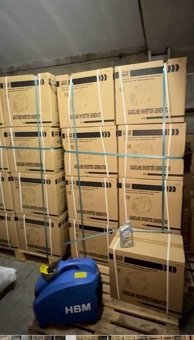 Генератор бензиновый HBM Machines 2 кВт медная обмотка +масло в пода