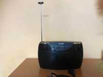 Radio FM 88-108MHz stereo Denver TR-34, 220-240V lub 4 baterie 1,5V AA