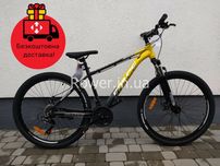 Алюмінієвий велосипед SPACE PHAETON AL 27.5" DD FR рама-17" сіро-жовти