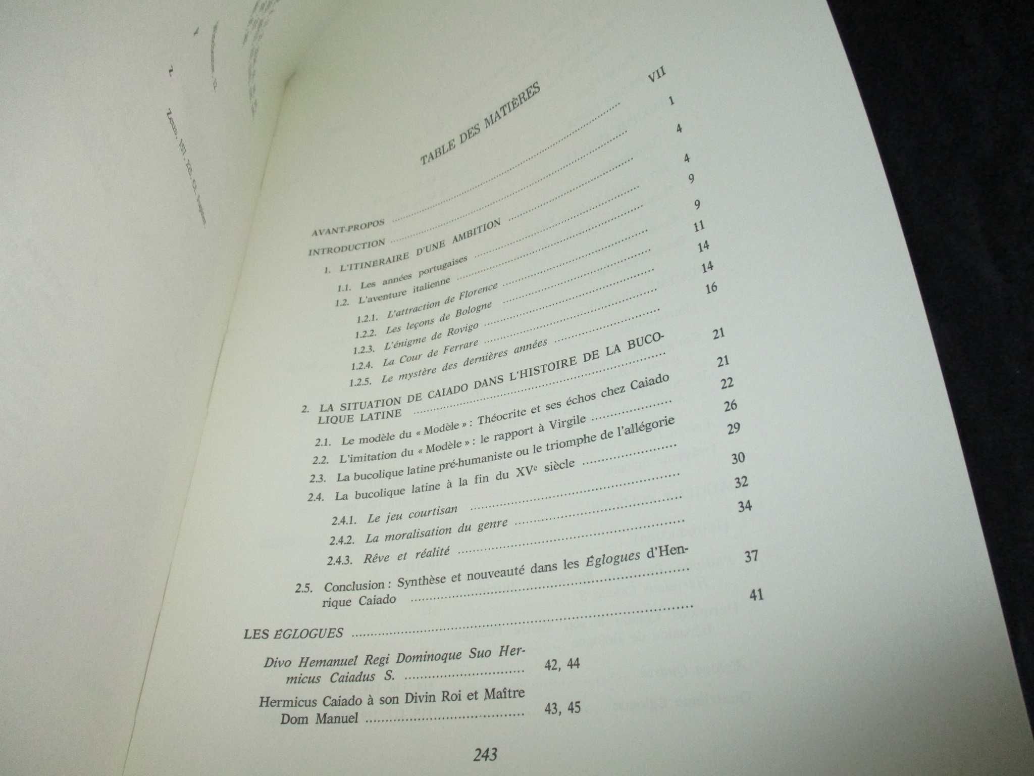 Livro Les Églogues d'Henrique Caiado ou l'Humanisme Portugais